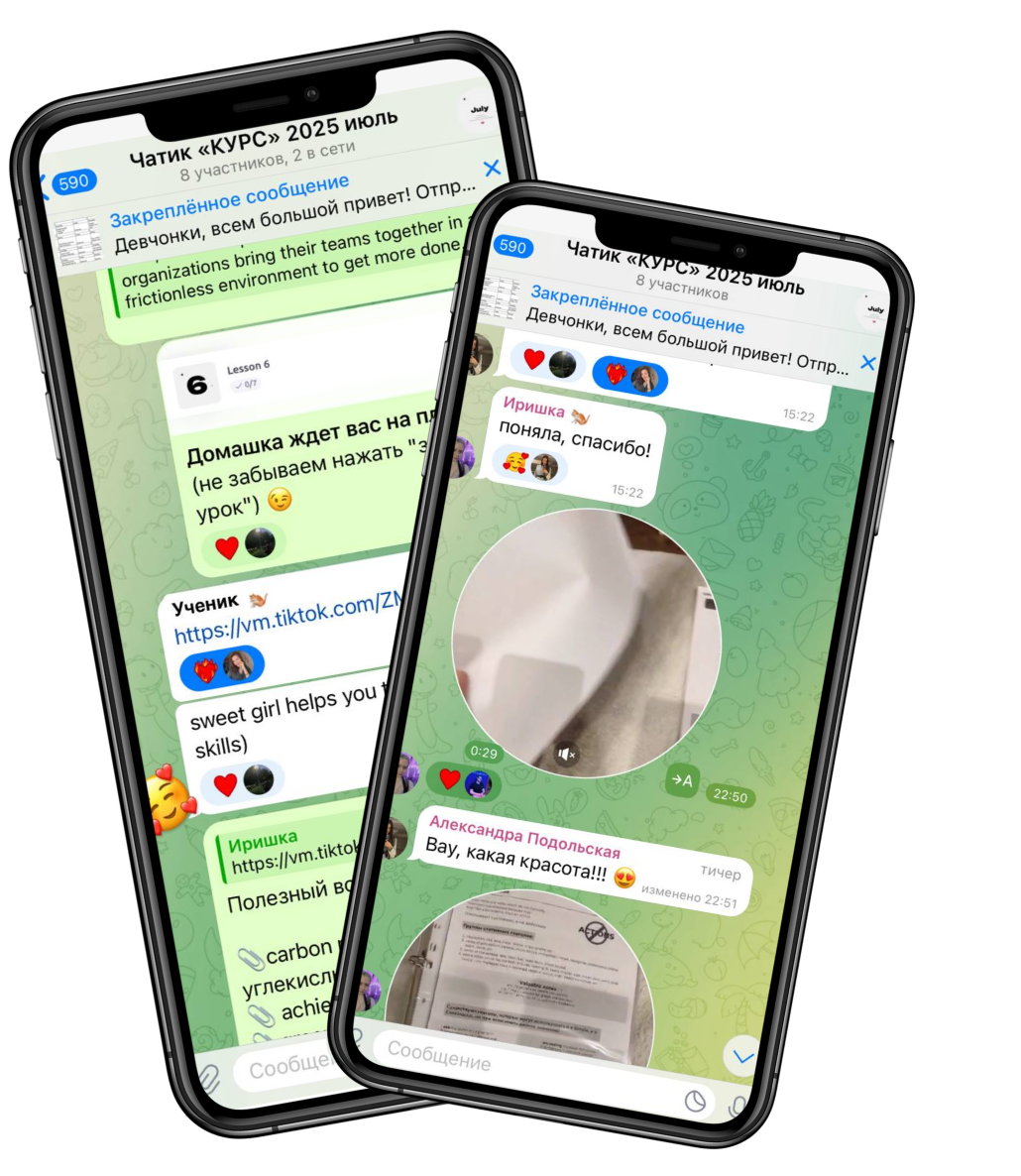 Общение в Telegram